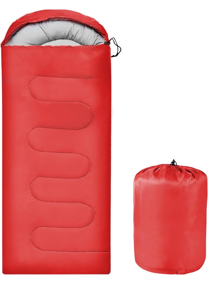 Meetion Camping Sleeping Bags Portable Waterproof Sleeping Bag for Adults Kids 4 Seasons Winter, Fall, Spring, Summer Backpacking Hiking Camping Mountaineering Indoor Outdoor Use - Image 1