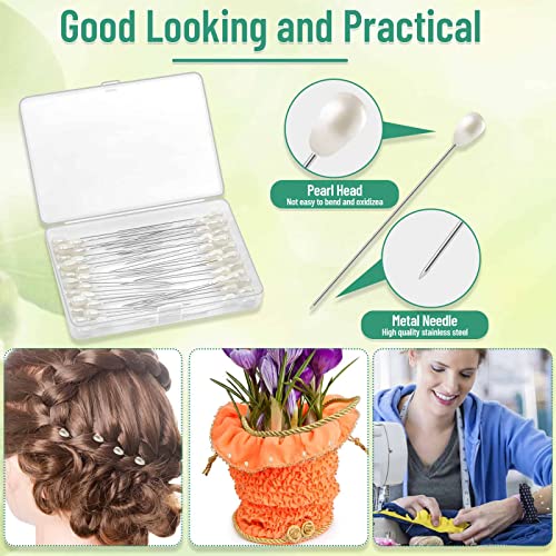PAXCOO Floral Tape and Wire, Florist Tape and Flower Wire Arrangement Kit with White Ribbon, Boutonniere Pin, Wire Cutter for Bouquets, Crafts, Wreath Making (Dark Green) - Image 5