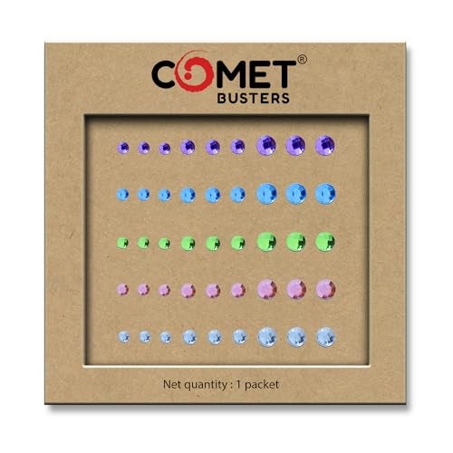 Comet Busters Beautiful Multicolor and Multisize Bindi (BV1012) - Image 5
