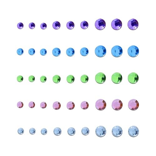 Comet Busters Beautiful Multicolor and Multisize Bindi (BV1012) - Image 1