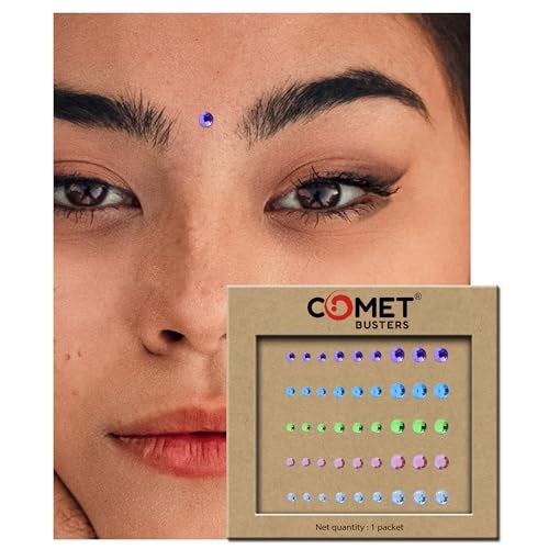 Comet Busters Beautiful Multicolor and Multisize Bindi (BV1012) - Image 4