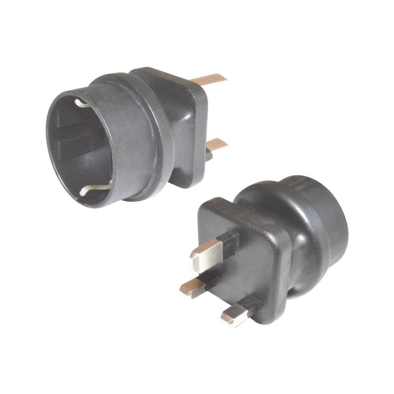 MX Conversion Plug 3 PIN UK Plug to Europe SCHUKO Socket Adaptor Flat PINS 13 AMPERES - Image 4