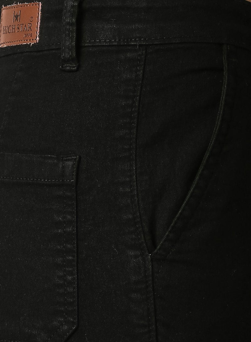 HIGH STAR Women Black Bootcut High-Rise Clean Look Stretchable Jeans  - Image 3