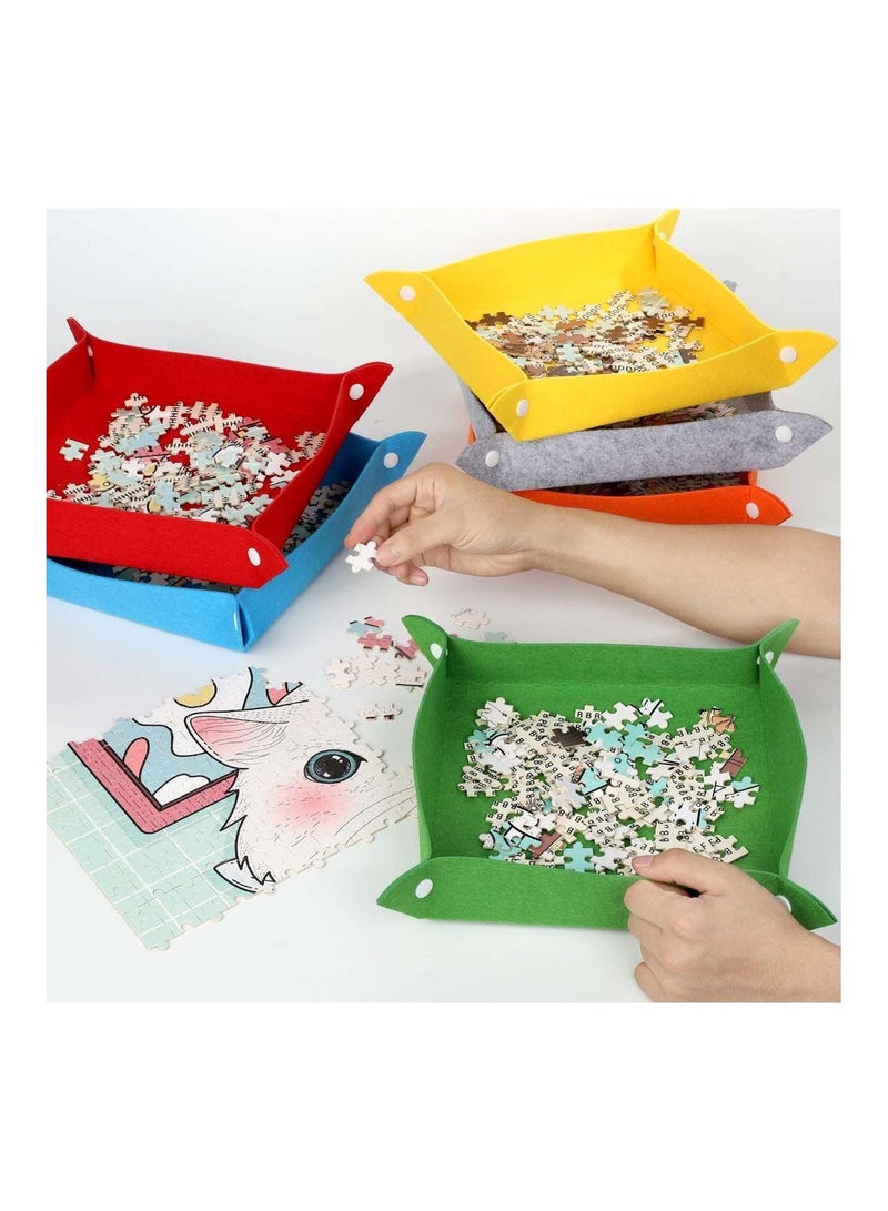 Jigsaw Puzzles For Adults Store and Transport Jigsaw Puzzles Up to 1500 Pieces Puzzle Roll Up Mat Environmental Friendly Material Inflatable Tube and 3 Elastic Fasteners - Image 3