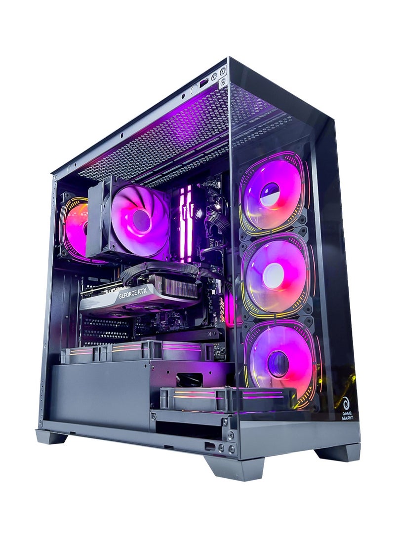 Game Sekret Nova Gaming PC - Intel Core i5-14400F | GeForce RTX 5050 8GB GPU | 16GB DDR4 RAM-1TB NVMe SSD | Air Cooler-H610 MB-500W 80+ PSU | WiFi-Bluetooth-Windows 11 Pro | Game Sekret Desktop Computer | 1 Year Warranty White - Image 1