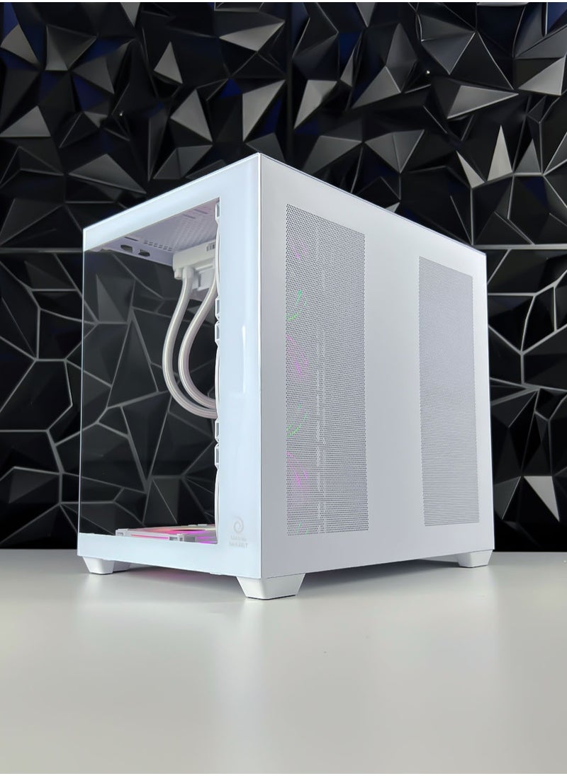 Game Sekret Nova Series Gaming PC - Intel Core i5-13600K 3.5GHZ Processor | RTX 4060 8GB GPU | 32GB DDR5 RAM | NV.2 1TB NVMe SSD | 750W PSU | 240mm Liquid Cooler | RGB 7 Fan Case | Windows 11 Pro | Desktop Computer Tower (White)  - Image 4