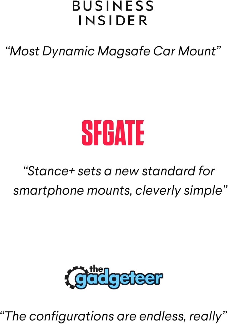 كينو Stance+ أداة فائقة 10 في 1 MagSafe، حامل ثلاثي القوائم مغناطيسي، حامل للسيارة (فتحة التهوية + لوحة القيادة + قرص CD)، حامل إصبع، حامل للطائرة، عصا سيلفي، والمزيد - Image 3