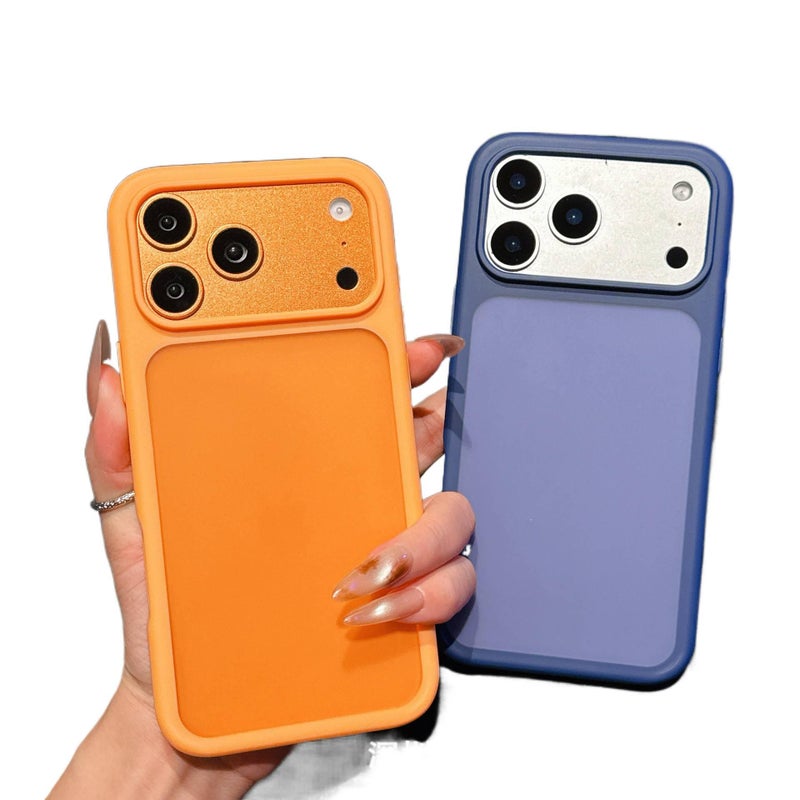 MS غطاء واقي بPC لـ iPhone 17 / 17 Air / 17 Pro / 17 Pro Max مع مقاوم للصدمات وحماية من السقوط مع مقاوم للصدمات مع ملمس ناعم مع لمسة نهائية غير لامعة باللون أسود باللون الأسود - Image 2