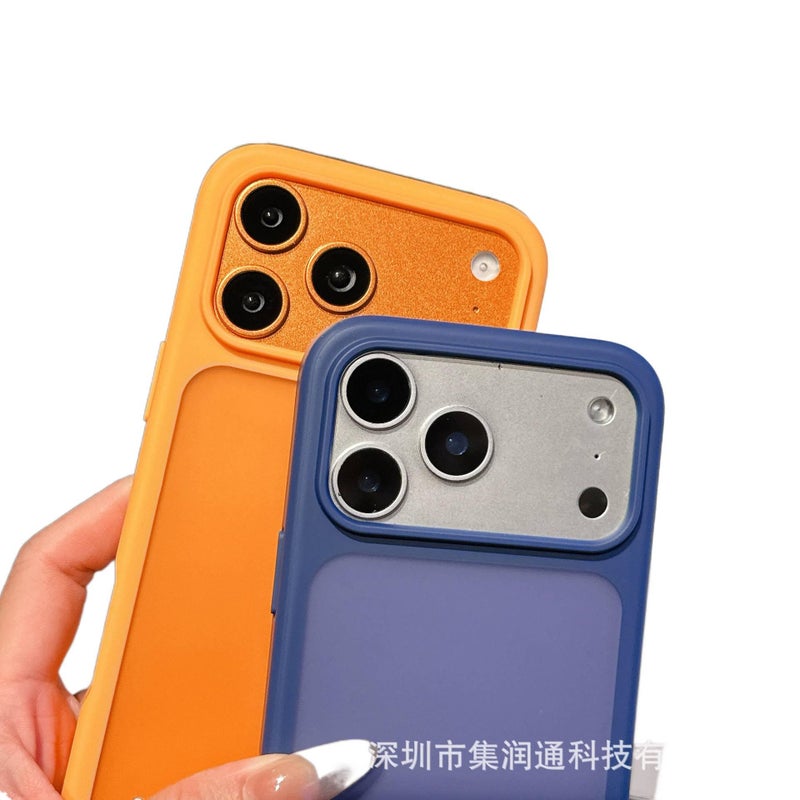 MS غطاء واقي بPC لـ iPhone 17 / 17 Air / 17 Pro / 17 Pro Max مع مقاوم للصدمات وحماية من السقوط مع مقاوم للصدمات مع ملمس ناعم مع لمسة نهائية غير لامعة باللون أسود باللون الأسود - Image 3