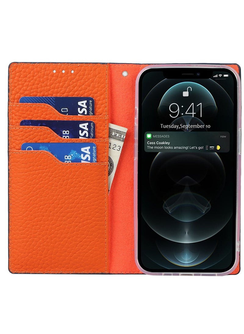 Suteni Flip Cover Card Slots Leather Phone Case for iPhone - Image 3