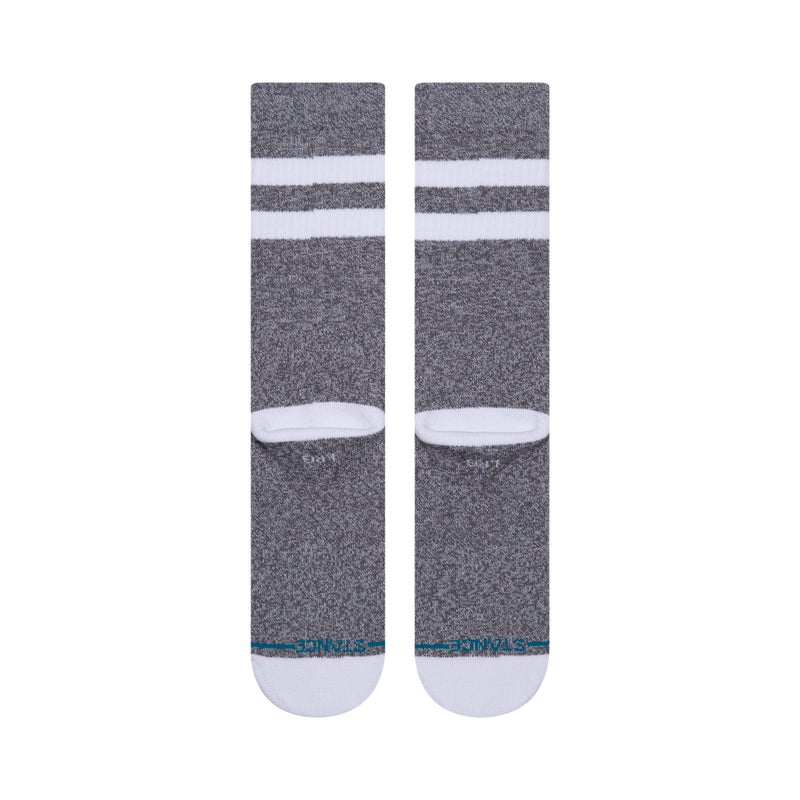 Stance Casual Cotton Crew Joven Socks 3-Pack, Cotton Blend and Cushioning Arch Support, Multicolor Joven Gray Shades, Medium - Image 4
