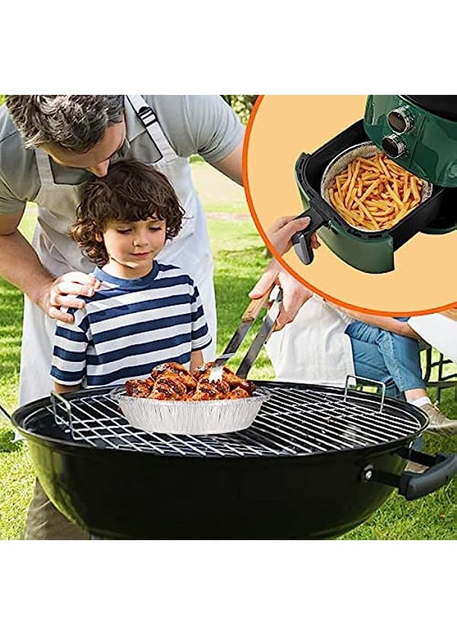Generic Air Fryer Liners,6 inch Non-Stick Aluminum Foil Air Fryer Liners,Oil-proof Water-proof Air Fryer Liners,Food Grade Aluminum Foil For Baking,Frying,Grilling,Roasting Microwave  - Image 4