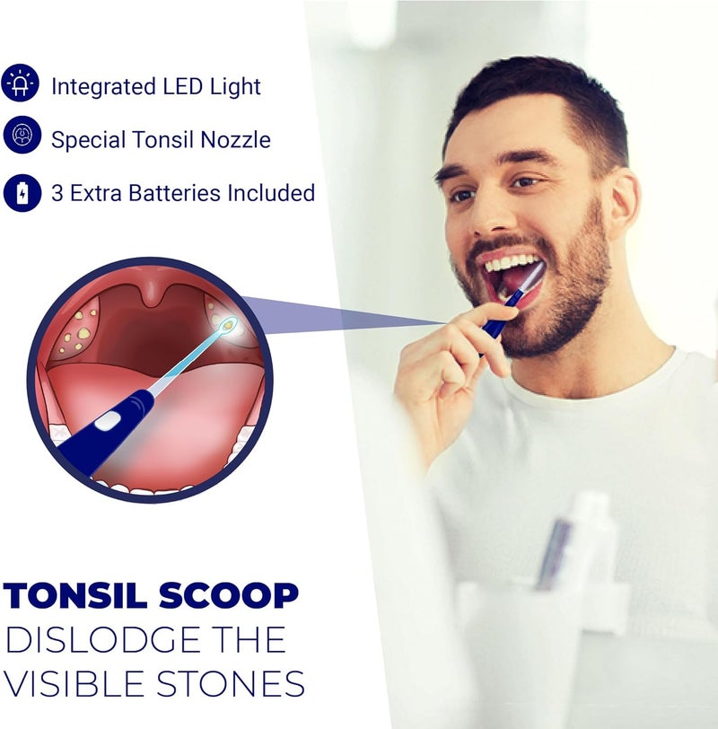 ORAVIX Tonsil Stone Remover Kit with 3 Spouts Syringe and Tongue Scraper - Image 4