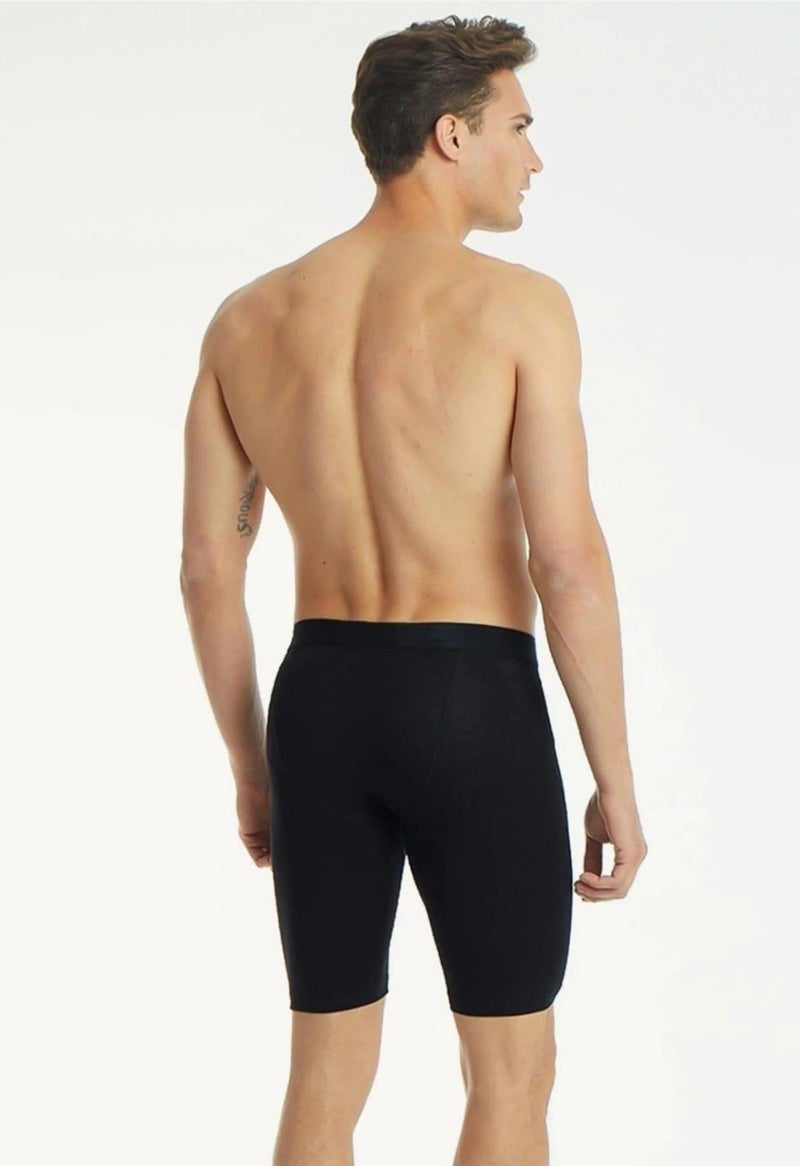 Tutku Elit 1253 Men's Elastane Lycra Long Boxer Single - Image 2