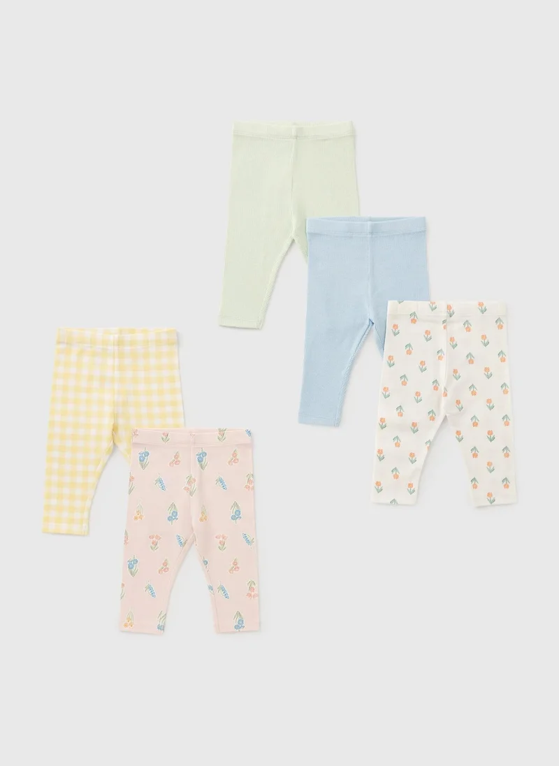 Matalan Baby Multicolour Floral Spring Leggings