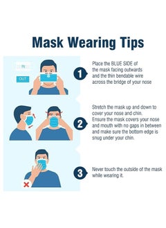 Generic 40-Boxes/ 2000-Pieces Disposable Face Mask, 50/Pack, 3-Ply (BM-09)  - Image 5