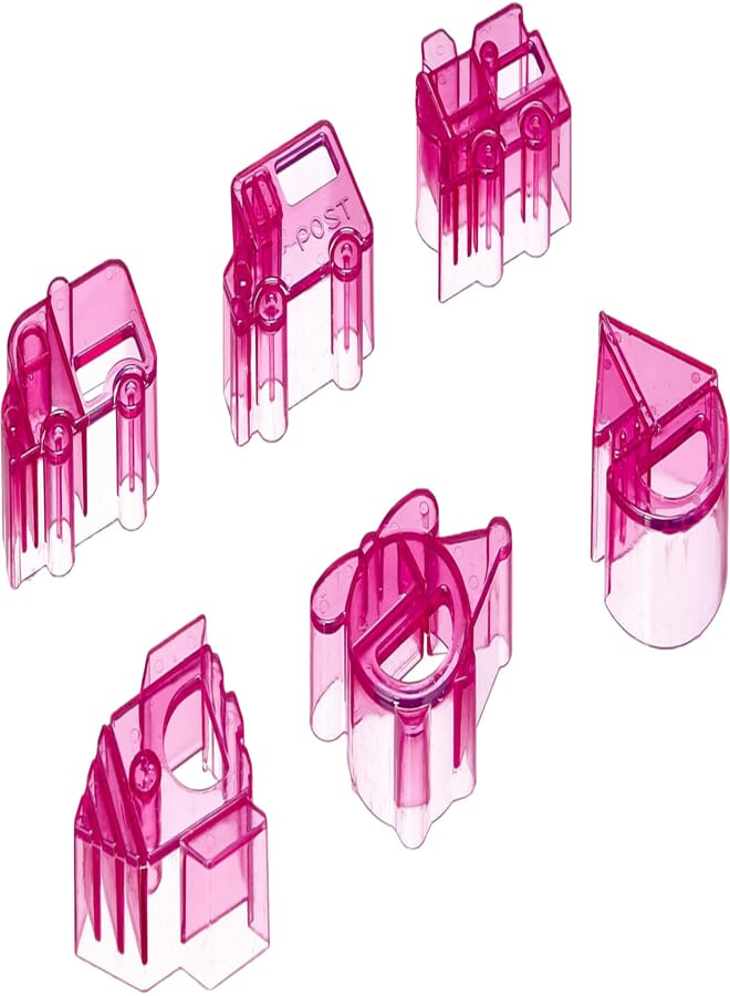 Gondol Multi Shapes Biscuit Mould, 6 Pieces - Assorted colors