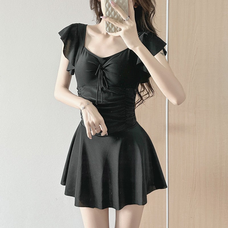 Swimsuit for Women 2026 New Style, High-End, Conservative, Slimming, Tummy-Covering, Student Skirt Style, Fresh and Pure Desire Swimwear for Women - Image 4