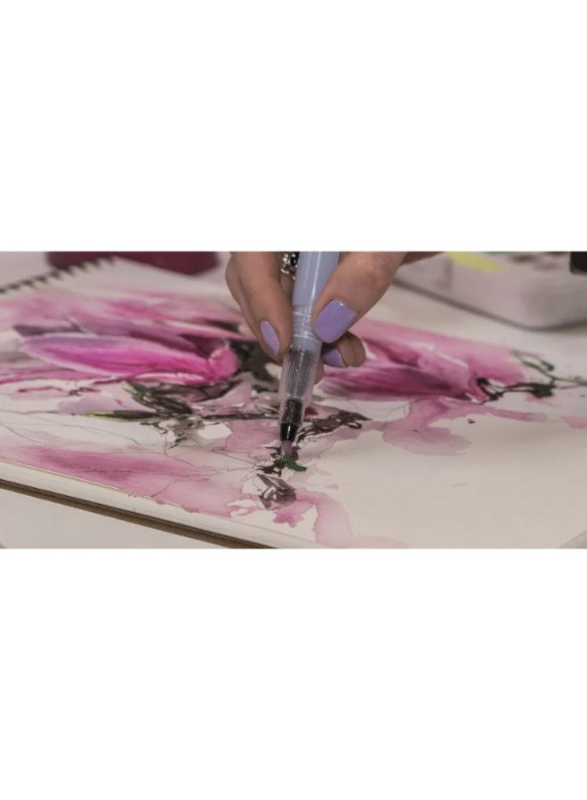 SAKURA Koi Watercolor Set 24 Assorted Watercolors Field Sketch Set With Brush - Image 4
