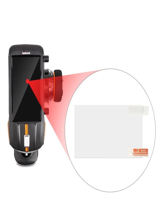 Radiolink [2 PACK] RC8X HD Screen Protector, Anti-Frigerprint & Anti-Scratch/Smooth Full Screen Coverage RC8X FPV Screen RC Transmitter Accessories - Image 1