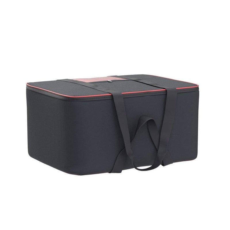 Storite 8 Pack Nylon Big Underbed Storage Bag Moisture Proof Cloth Organizer with Zippered Closure and Handle BlackRed 54x46x28cmRectangular - Image 4