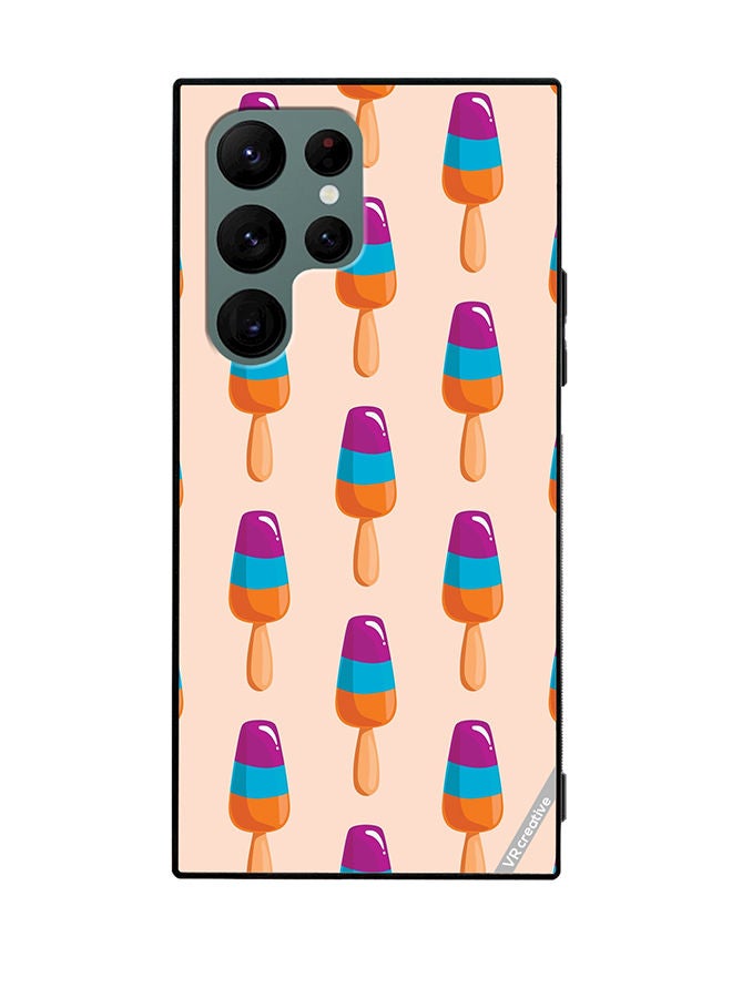 VR CREATIVE Protective Case Cover For Samsung Galaxy S22 Ultra 5G Colorful Sunday Design Multicolour - Image 1
