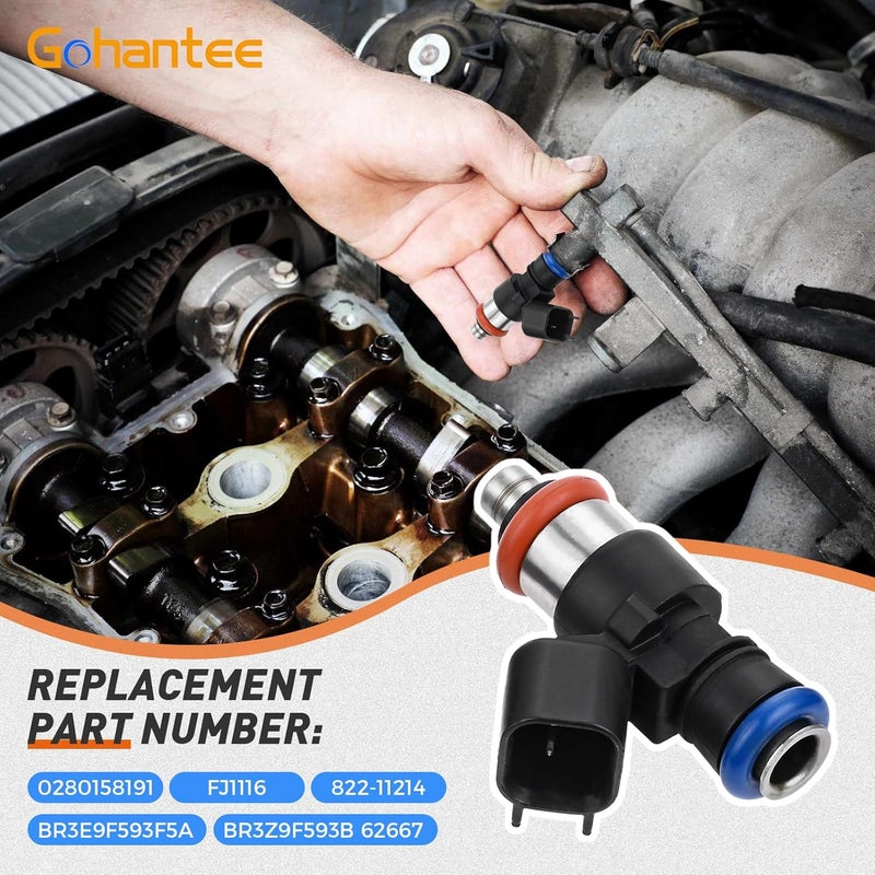 gohantee طقم حقن الوقود 0280158191 لمركبات فورد - Image 3