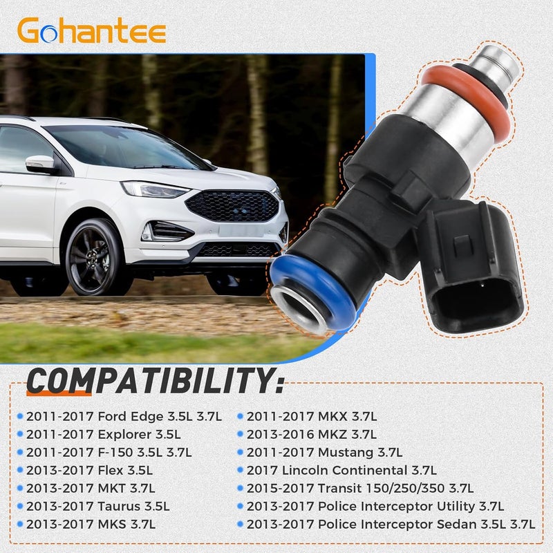 gohantee طقم حقن الوقود 0280158191 لمركبات فورد - Image 2