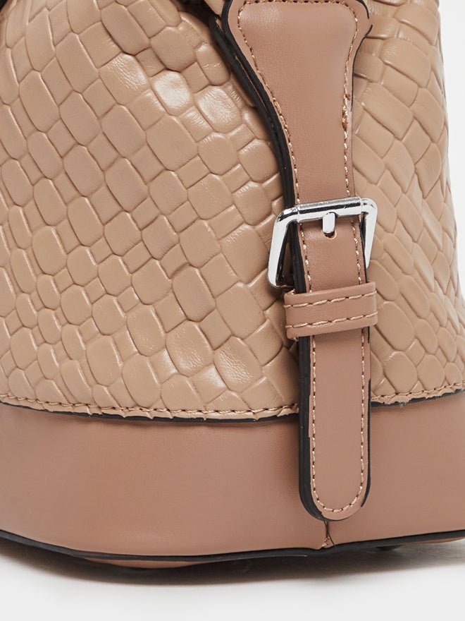 Styli Printed Strap Handbag - Image 4