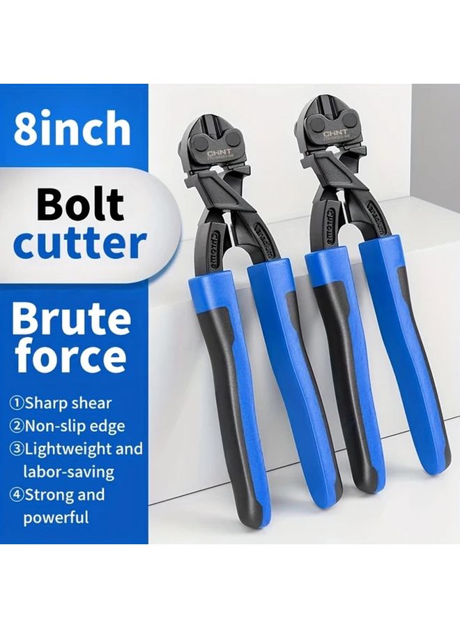 8 Inch Heavy Duty Metal Wire Cutters Ergonomic Non Slip Grip CR V Alloy Steel - Image 5