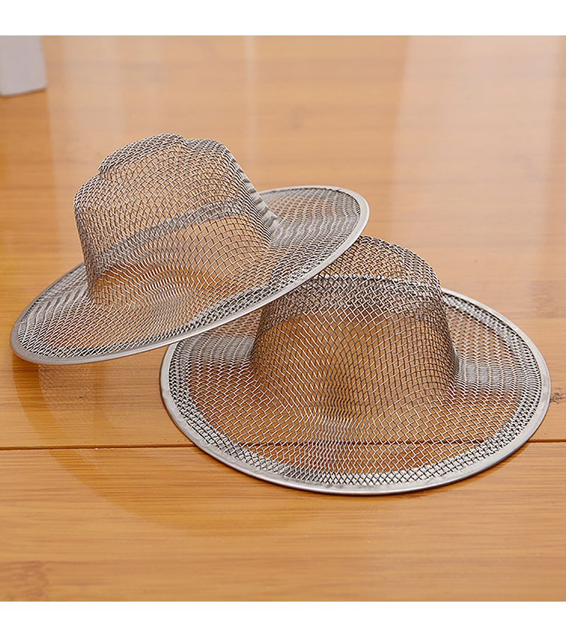 Stainless Steel Bathroom Sink Drain Strainer 11cm Hair Catcher Stoppers - Image 3