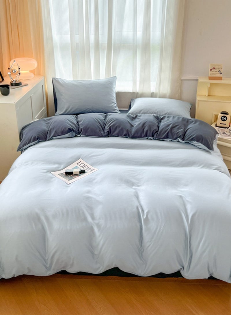 Sharpdo 4-Piece Set Bedding Modal Quilt Cover Set with 1 Quilt Cover 1 Sheet and 2 Pillowcases (220*240cm) - Image 1