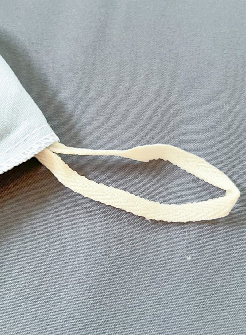 Sharpdo 4-Piece Set Bedding Modal Quilt Cover Set with 1 Quilt Cover 1 Sheet and 2 Pillowcases (220*240cm) - Image 4