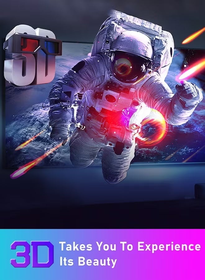 تلفزيون جهاز تلفزيون ذكي 8K بدعم واي فاي مزدوج وضوء تنفس مضاء ونظام أندرويد 14 - Image 4