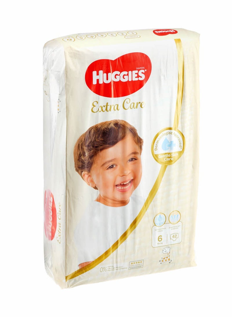 هجيز حفاضات العناية الاضافية 42 حفاضة مقاس 6 - Image 1