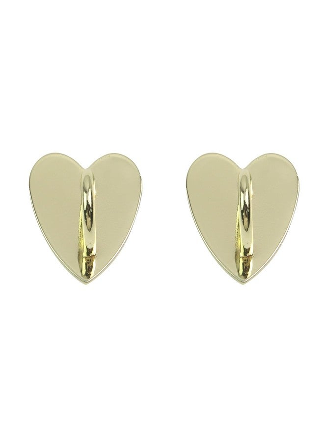 Pastlla 12Pcs Phone Charm Hook Adhesive Metal Phone Finger Grip Hook Cell Phone Ring Holder Stand for DIY Accessories (Heart Shaped, Golden) - Image 3