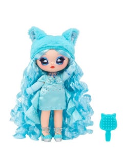Na! Na! Na! Surprise Na Na Na Surprise Sweetest Gems™ Marina Tealstone 7.5" Fashion Doll Aquamarine Birthstone Inspired With Blue Hair Charmeuse Dress & Brush Poseable Great Toy Gift For Girls Boys Ages 5 6 7 8+ Years  - Image 1