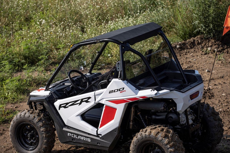 Mini Youth RZR 200 Poly Windshield Rear Panel Poly Roof Combo