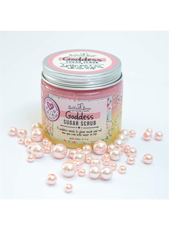 Bella and Bear Goddess Sugar Scrub, No Parabens, New Fragrance, Cruelty-Free, Vegan-Friendly Exfoliating, 6.7oz - Image 3