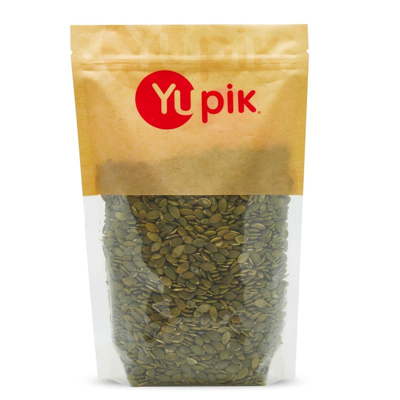 Yupik Raw Pumpkin Seeds, No Shell, 1 lb (16 oz), GMO-Free, Gluten-Free, Kosher, Shelled Pepitas, Salt-Free, Oil-Free, Plant-Based Protein, Source of Fiber, Healthy Snacks, Ideal for Baking & Topping - Image 1