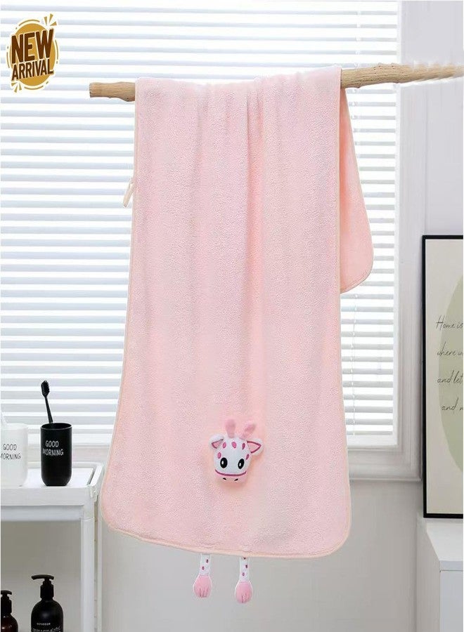 Closecret Newborn Baby Bath Towel Soft & Absorbent Premium Microfiber Cotton Towels for Babies, Toddlers - Ideal for Daily Use (Multicolor) 50 x 100 cm (2) - Image 2