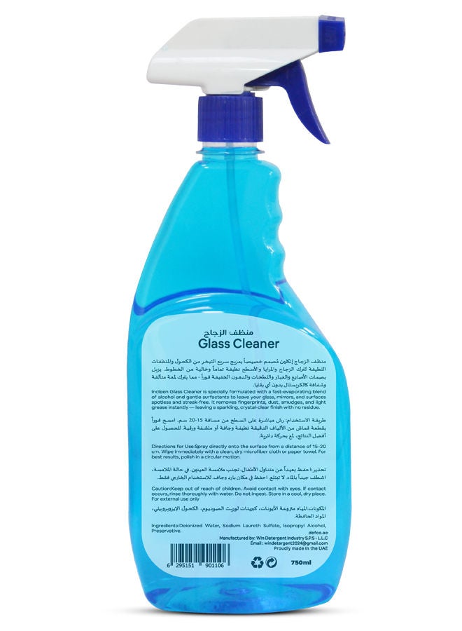 incleen Glass Cleaner 750ML - Image 5