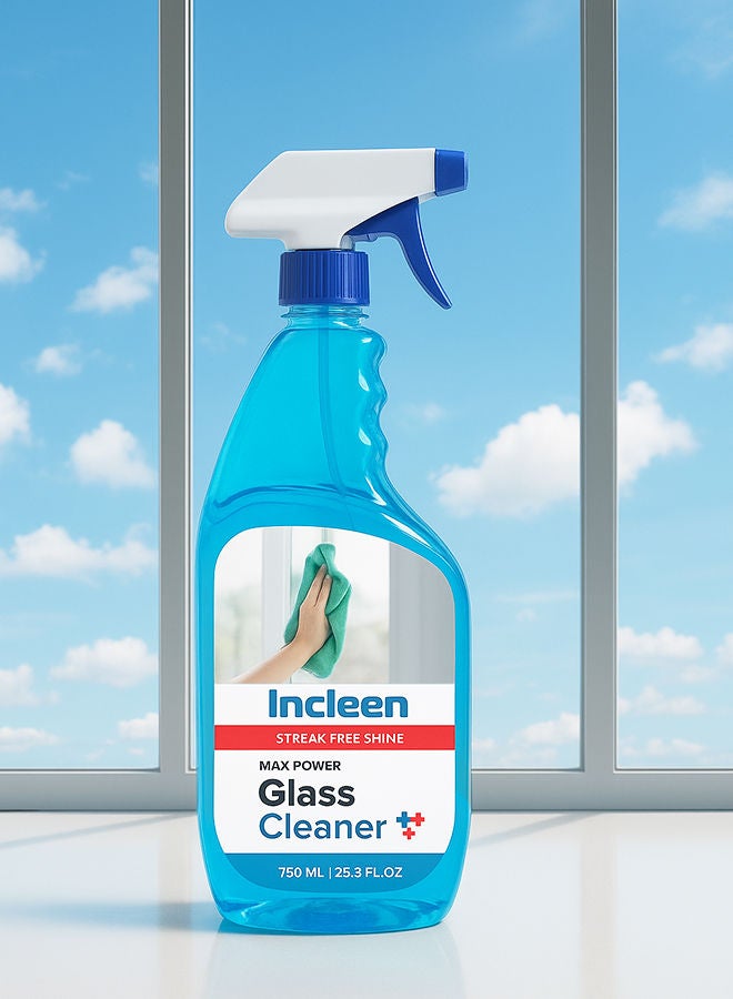 incleen Glass Cleaner 750ML - Image 2