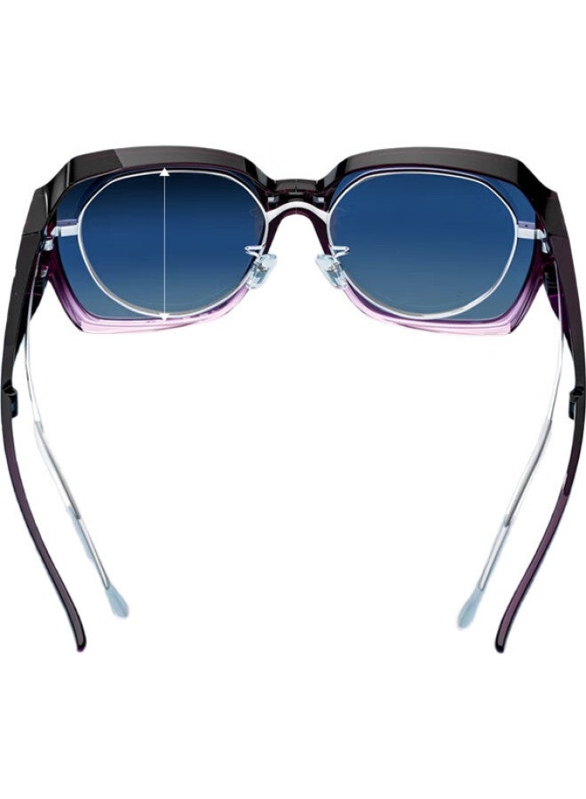 One&One Myopia Special Polarized Sunglasses Clip-On Uv Protection Outdoor Driving Glasses - Image 1