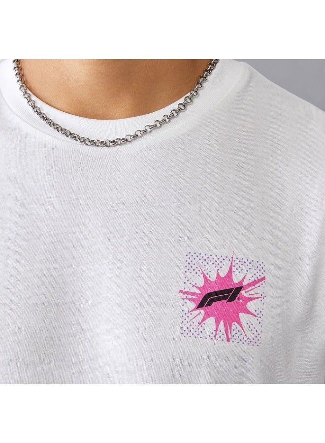 Formula1 Collection Halftone Graphic T-shirt - Image 5
