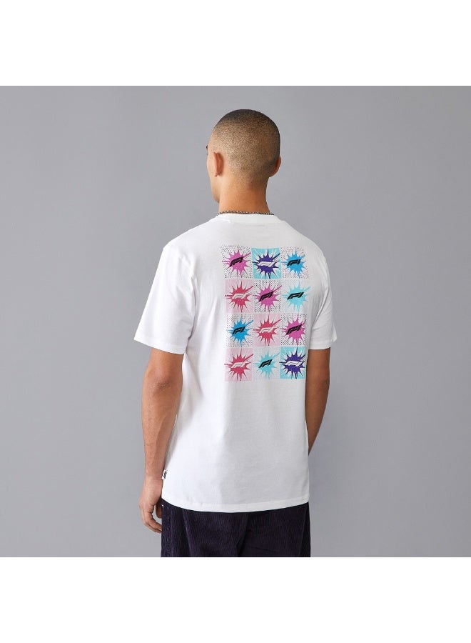 Formula1 Collection Halftone Graphic T-shirt - Image 4
