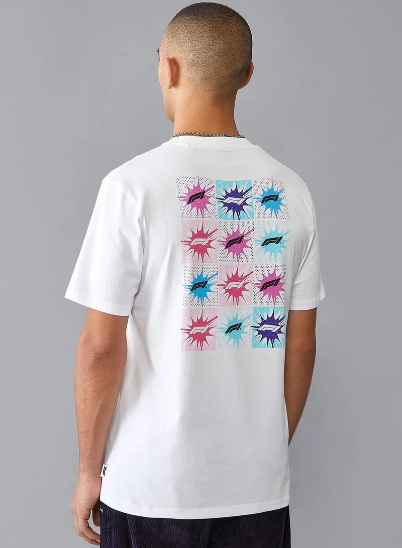 Formula1 Formula1 Collection Halftone Graphic T-shirt