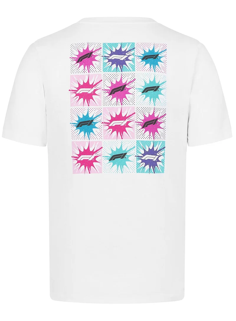 Formula1  Formula1 Collection Halftone Graphic T-shirt for Men | Best Price UAE