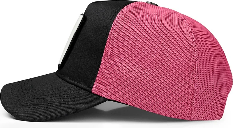 بلاك بورك V1 Trucker See You Later Never - 1 Code Logo Unisex Black-Pink Hat