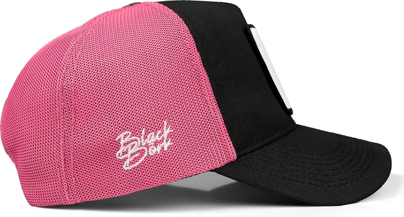 بلاك بورك V1 Trucker See You Later Never - 1 Code Logo Unisex Black-Pink Hat
